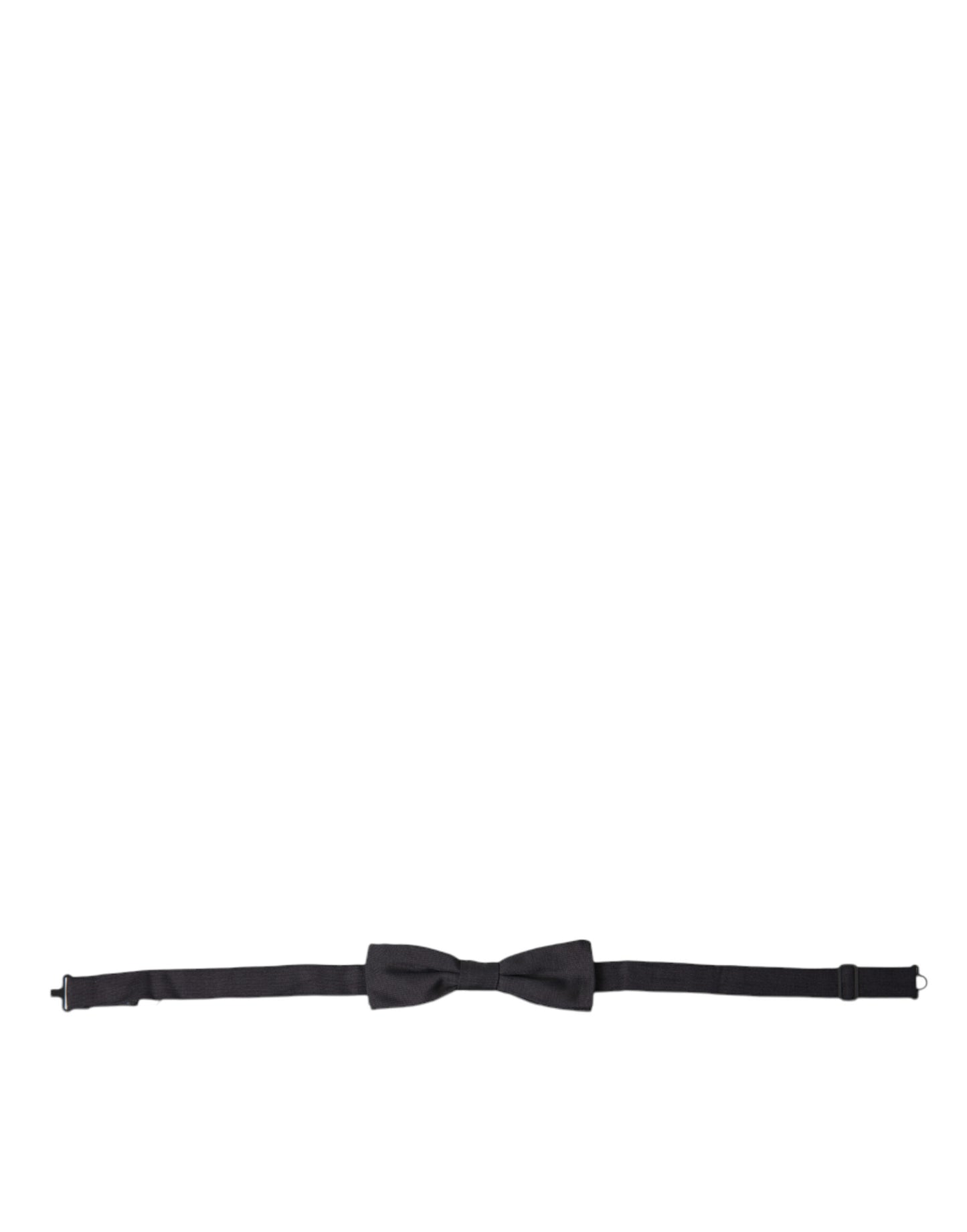 Dolce & Gabbana Elegant Black Silk Bow Tie