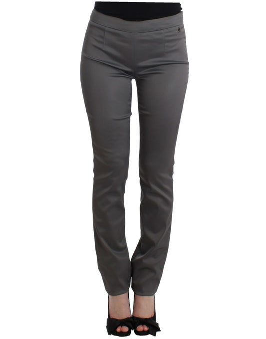 John Galliano Graue Slim-Fit-Hose