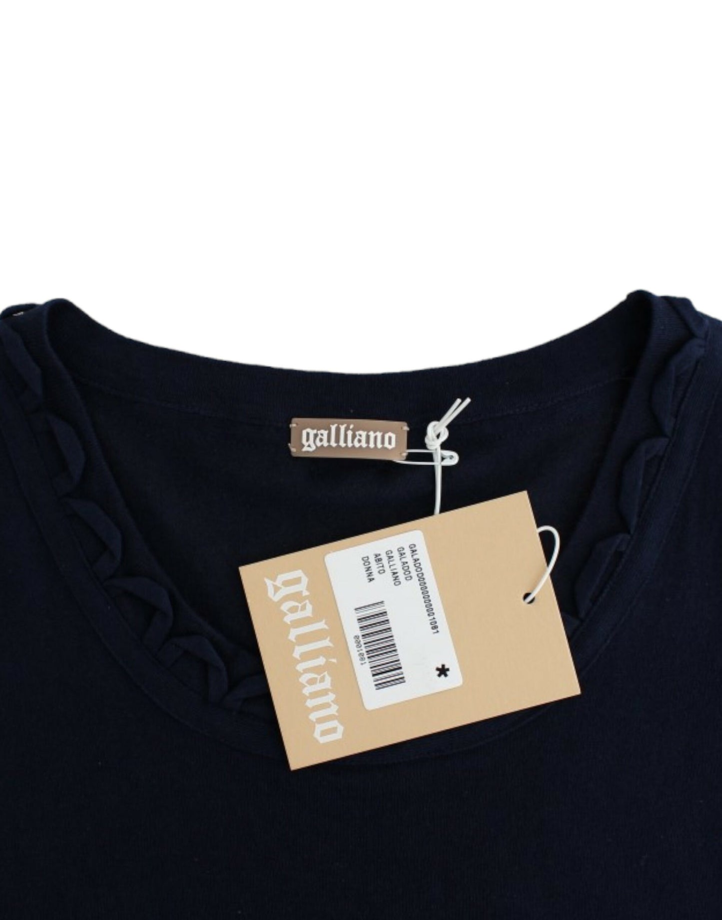 John Galliano Blue cotton jersey na damit