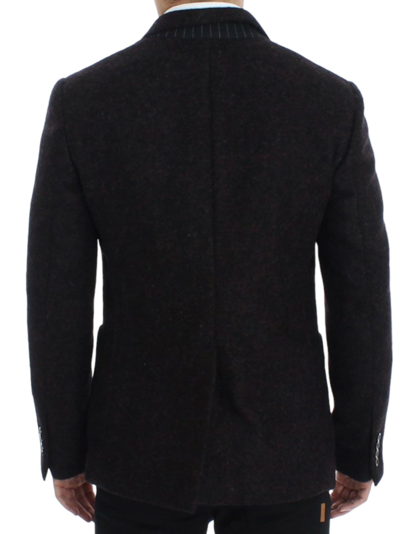 Dolce &amp; Gabbana Bordeaux alpaga two button blazer