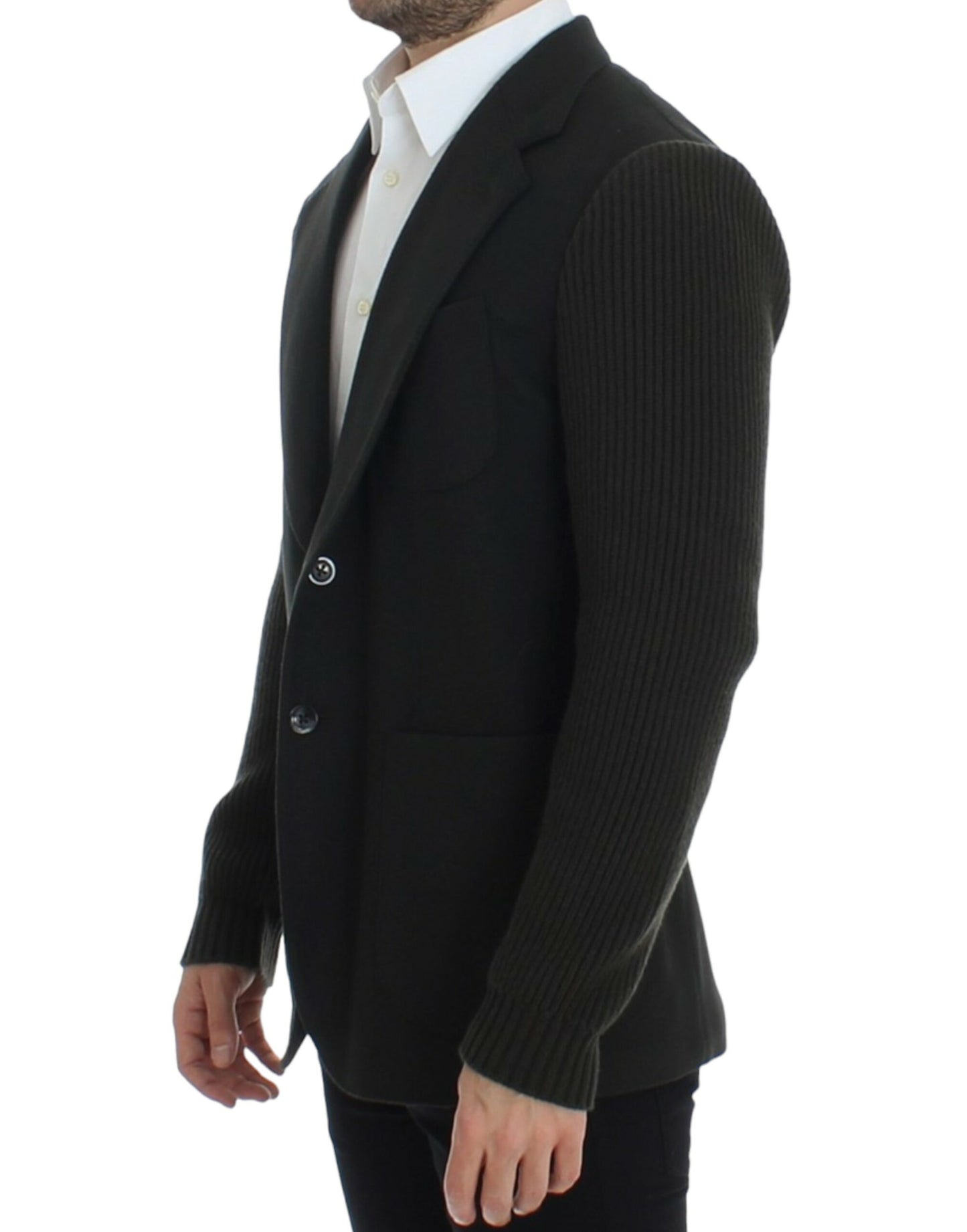 Dolce &amp; Gabbana Green cashmere two button blazer