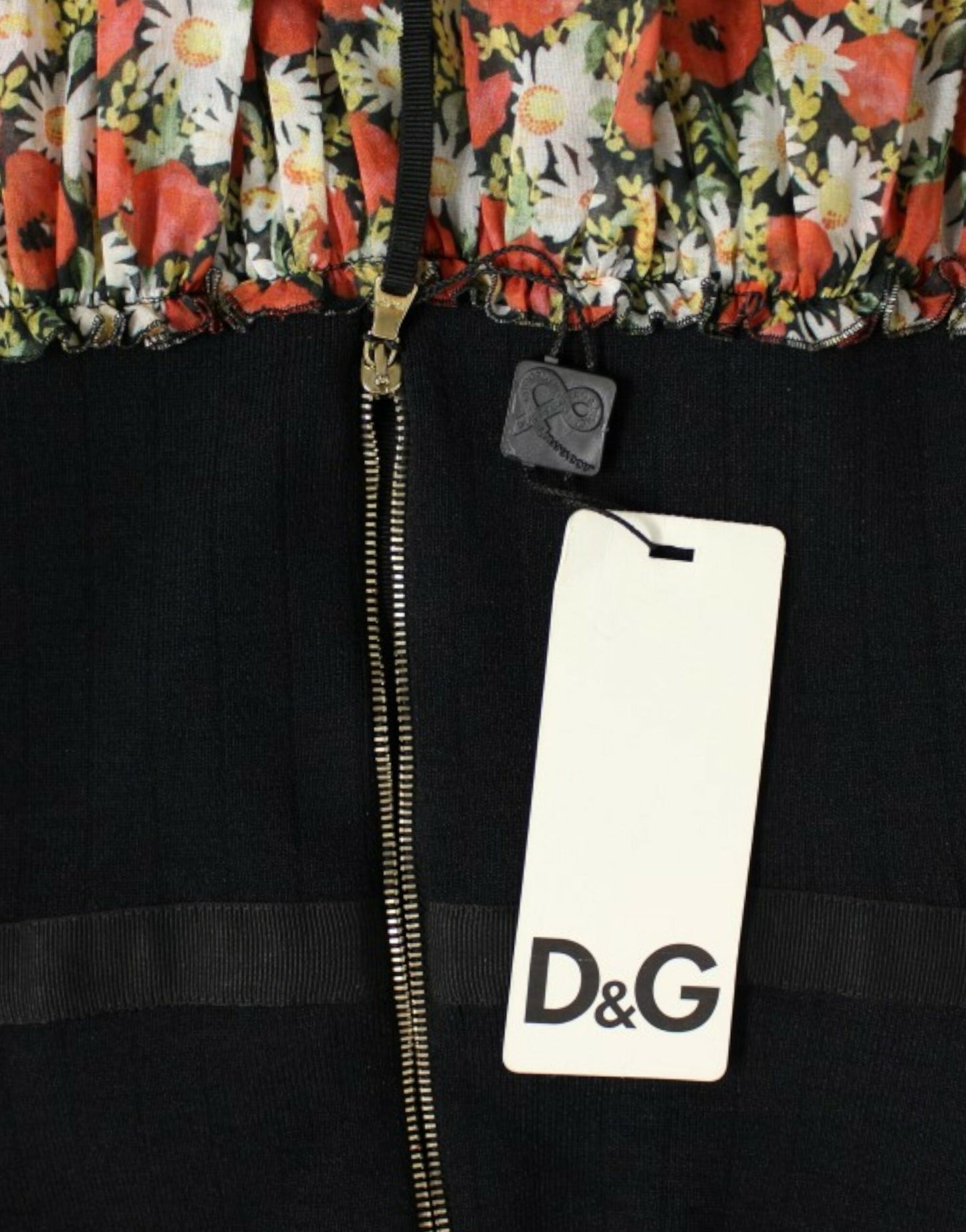 Dolce &amp; Gabbana Multicolor floral bubble halterneck na damit