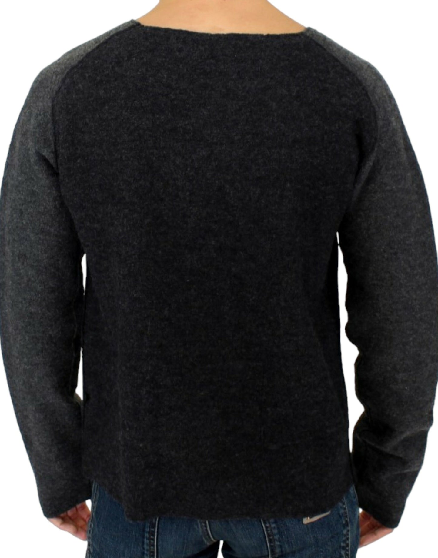 Costume National Grey wool crewneck sweater