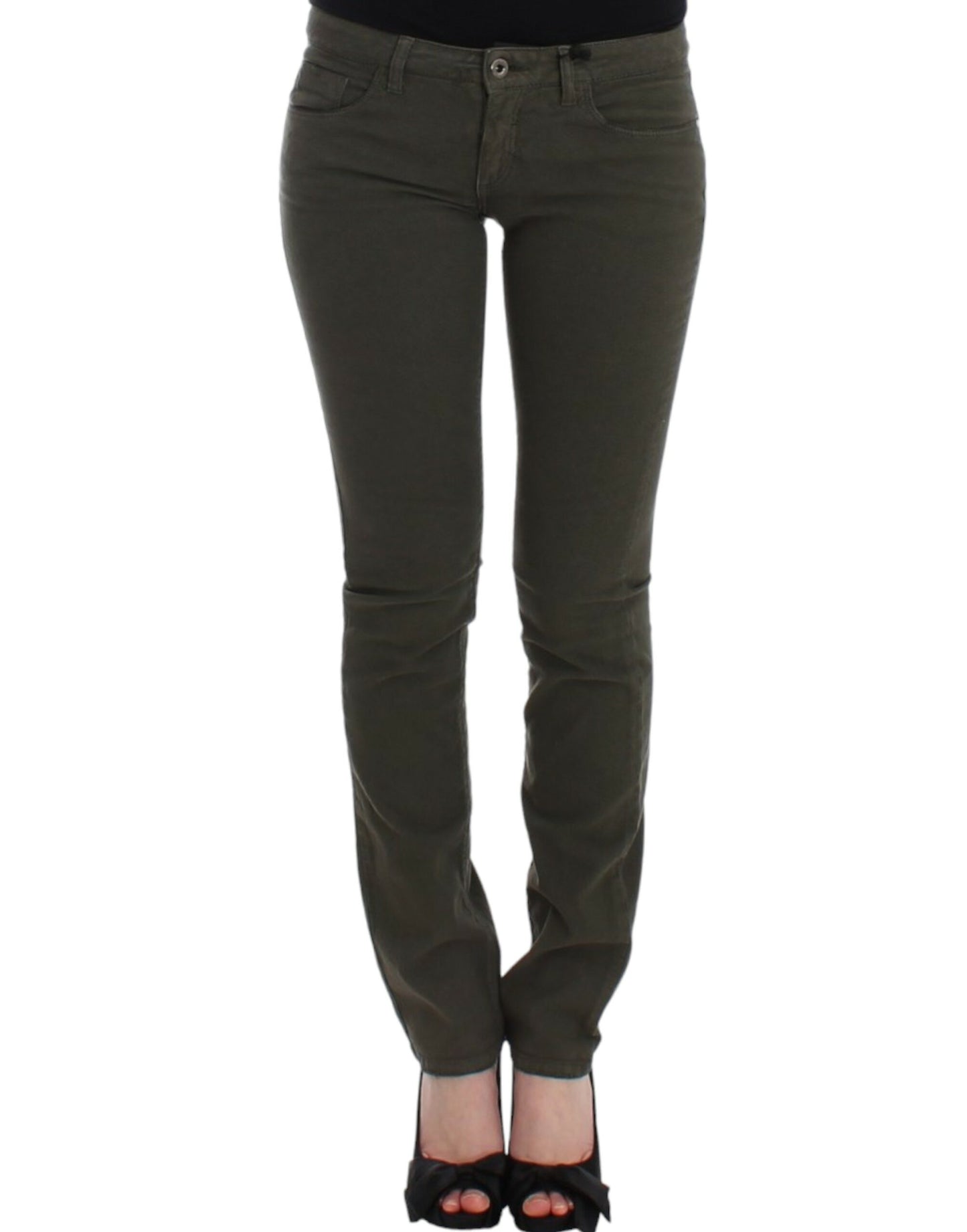 Grüne Slim-Leg-Jeans von Costume National