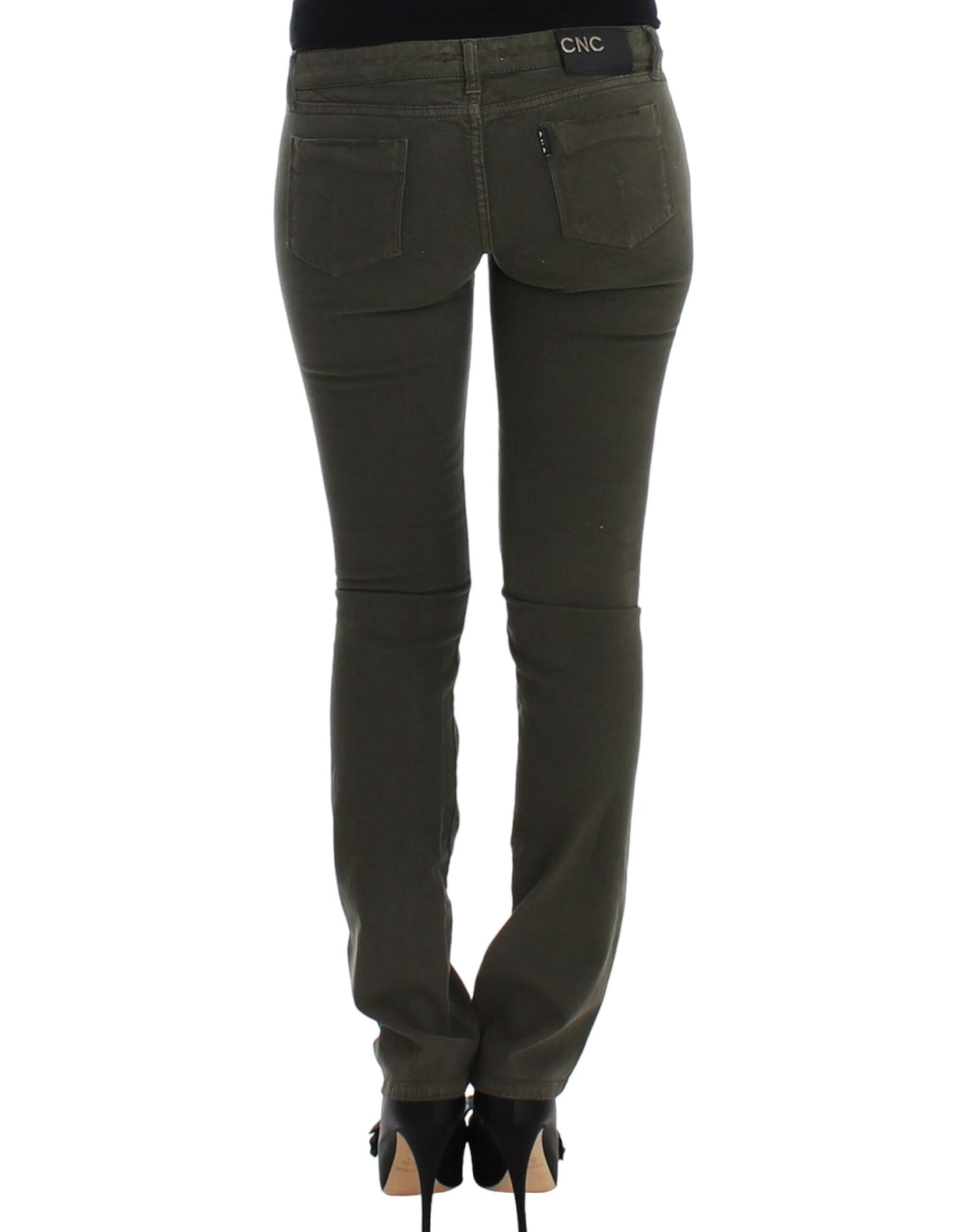 Grüne Slim-Leg-Jeans von Costume National