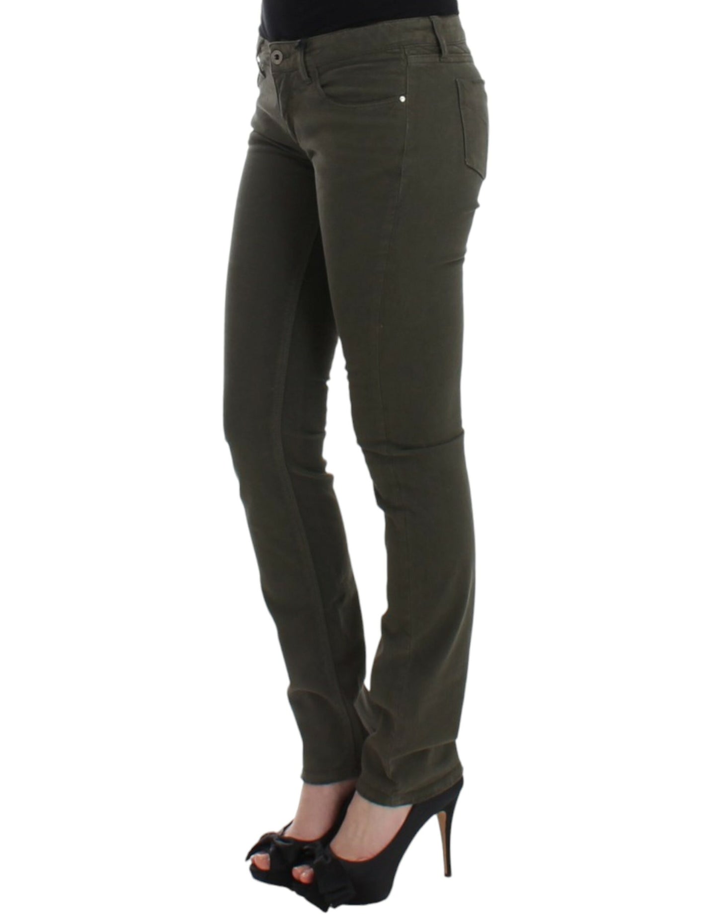 Grüne Slim-Leg-Jeans von Costume National