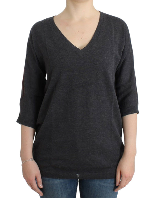 Costume National Grey short sleeved sweater