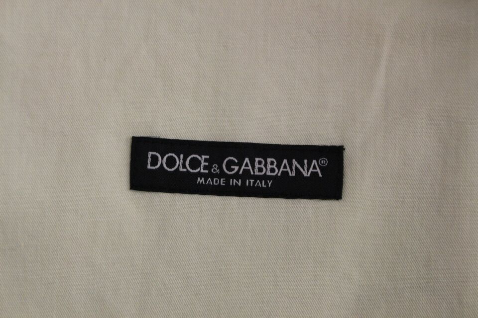 Schwarze einreihige Manchester-Weste von Dolce &amp; Gabbana