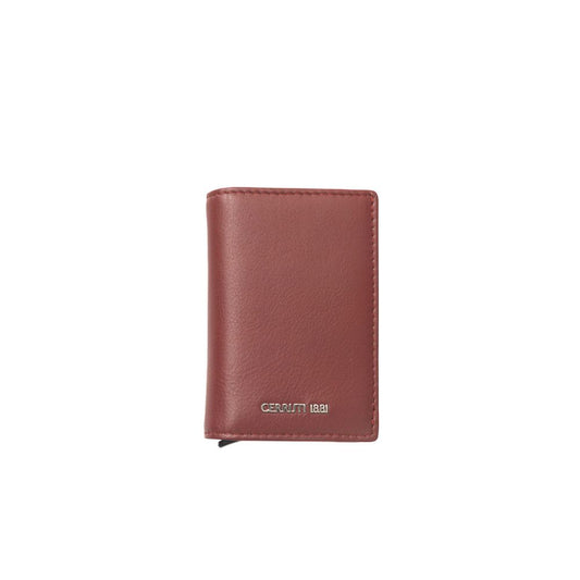 Cerruti 1881 Elegant Red Calf Leather Wallet - Slim at Sopistikado