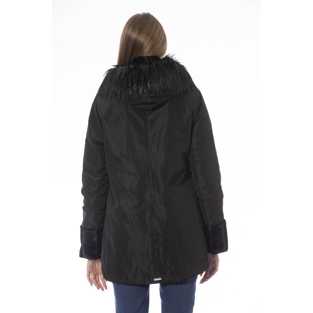 Baldinini Trend Reversible Hooded Zip Jacket sa Black