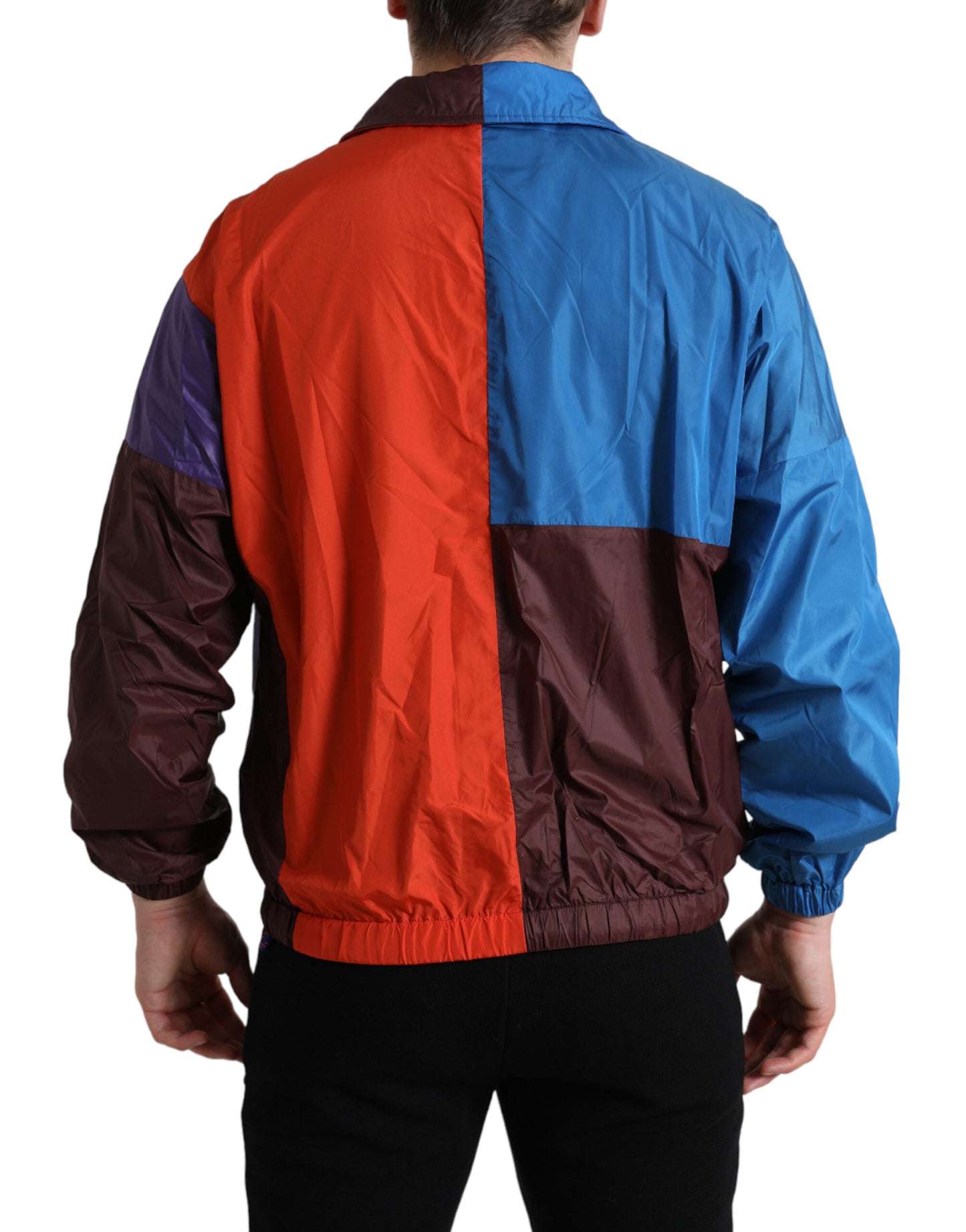 Dolce &amp; Gabbana Multicolor Color Windbreaker Jacket