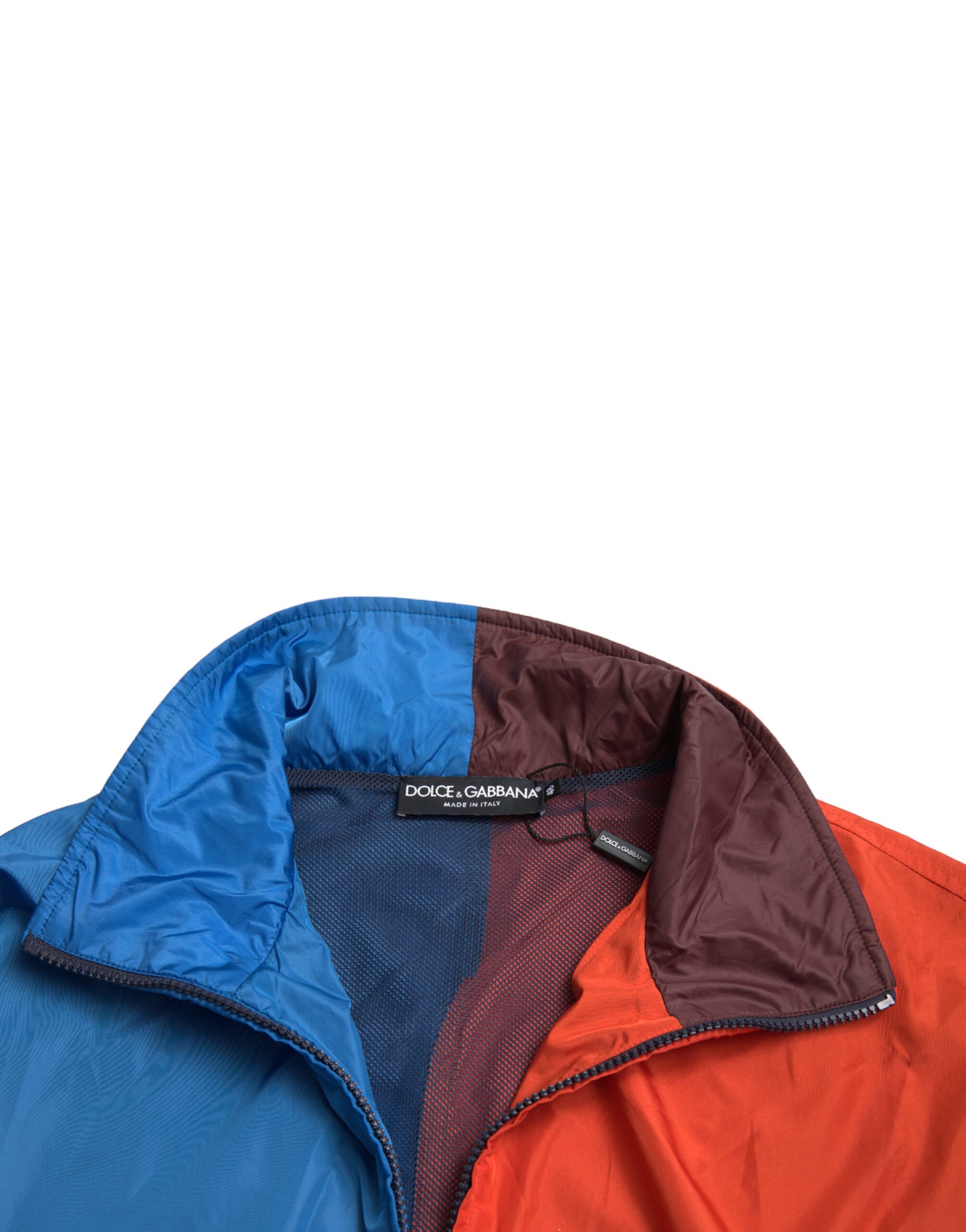 Dolce &amp; Gabbana Multicolor Color Windbreaker Jacket