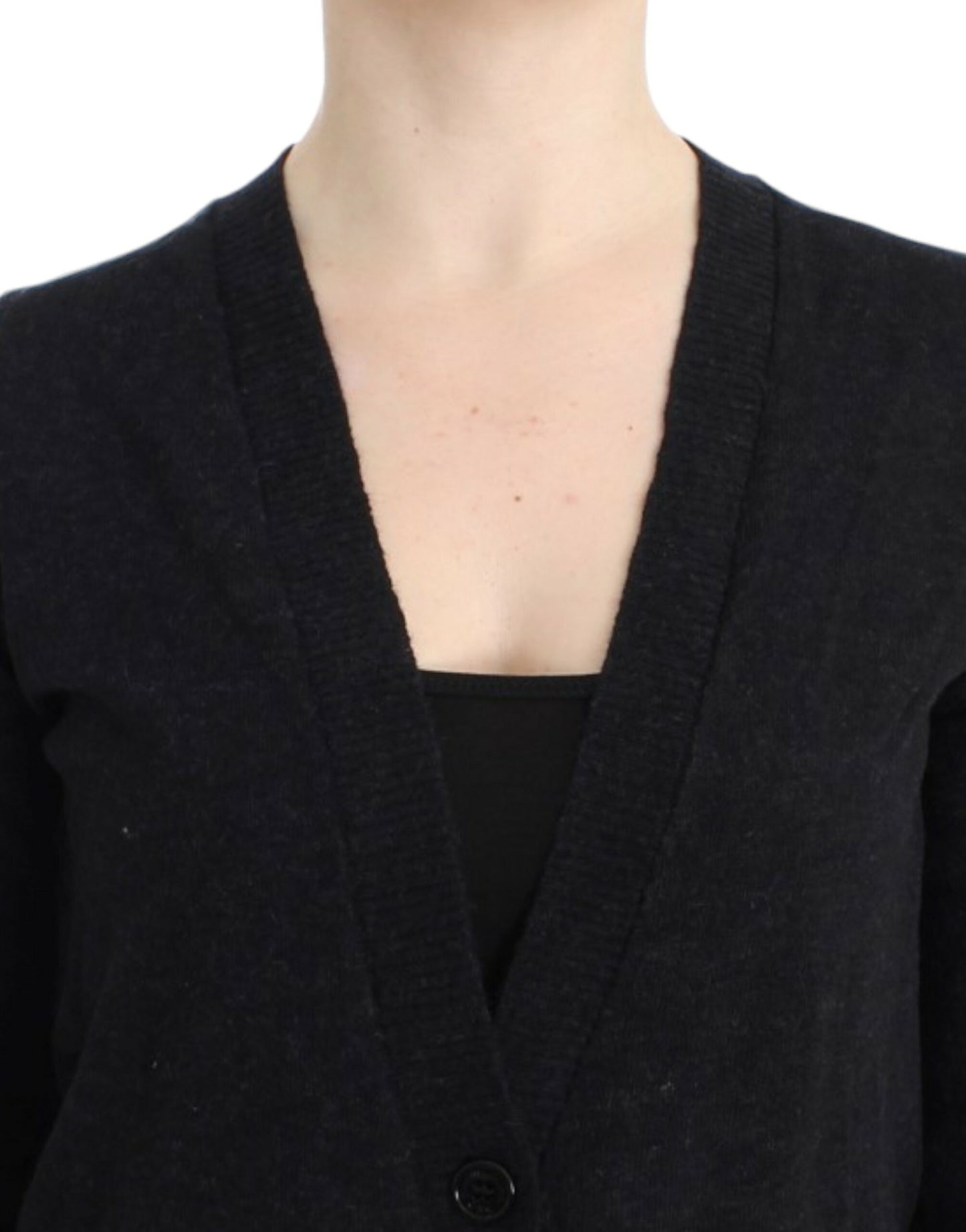 Grauer Cardigan aus Wollalpaka von Costume National