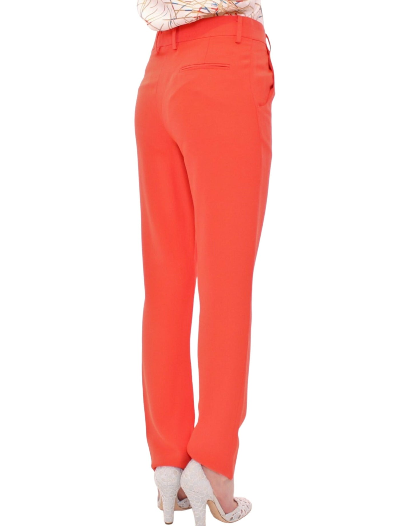 CO|TE Orange na boyfriend na stretch pants