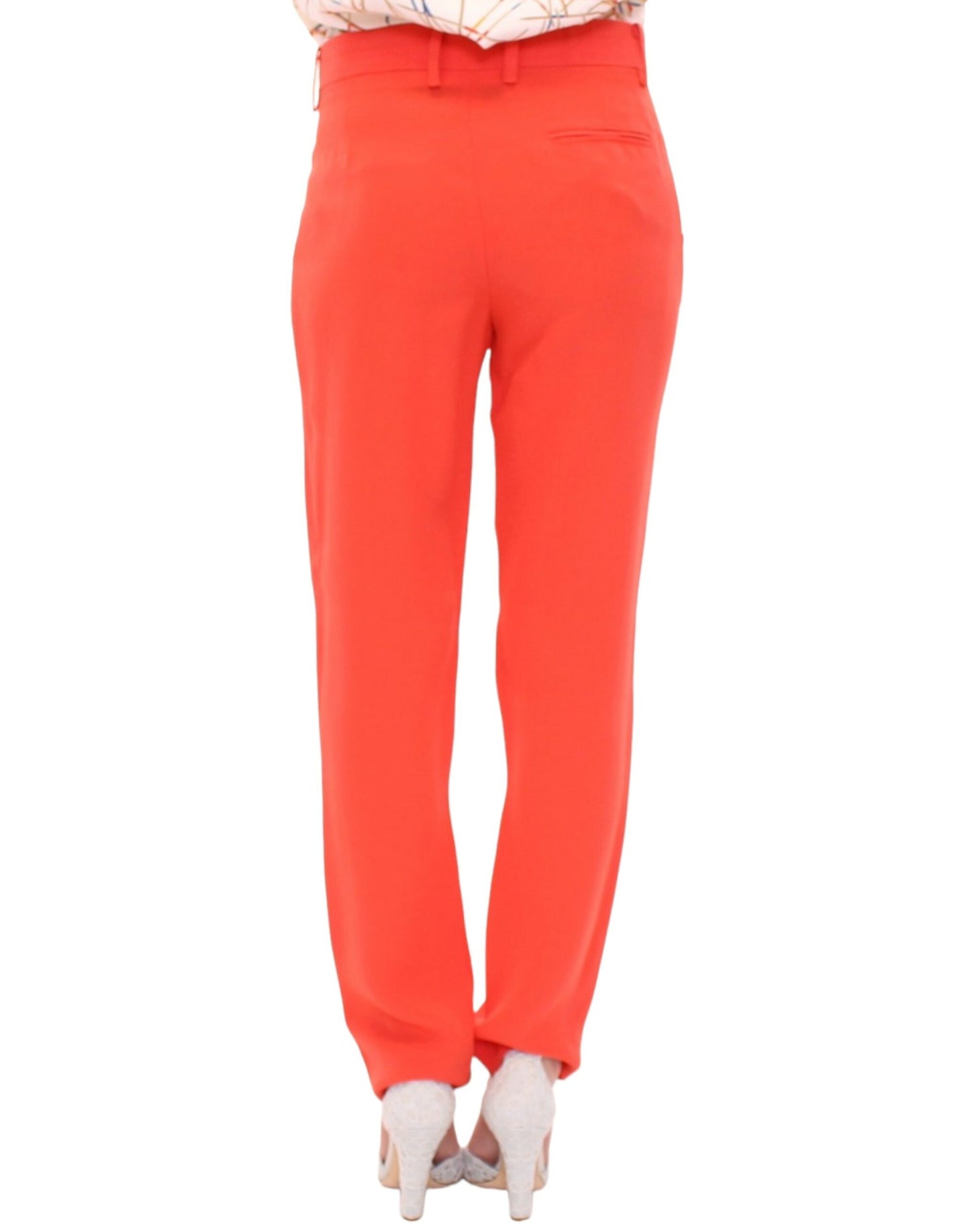 CO|TE Orange na boyfriend na stretch pants