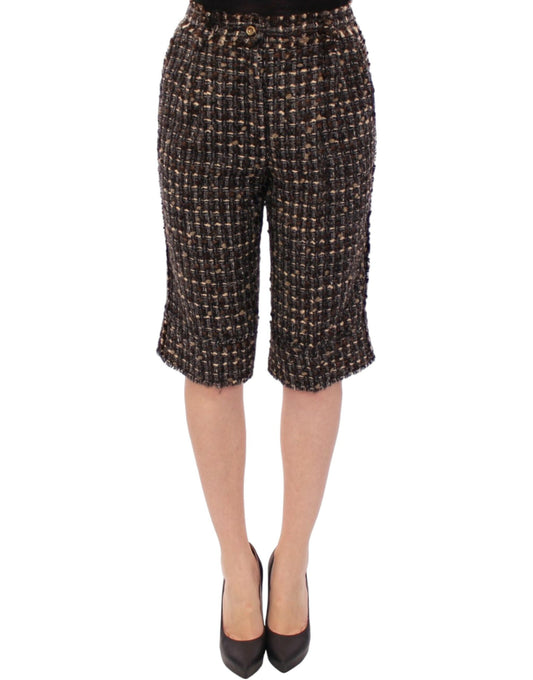 Dolce &amp; Gabbana Mehrfarbige Shorts aus Wolle