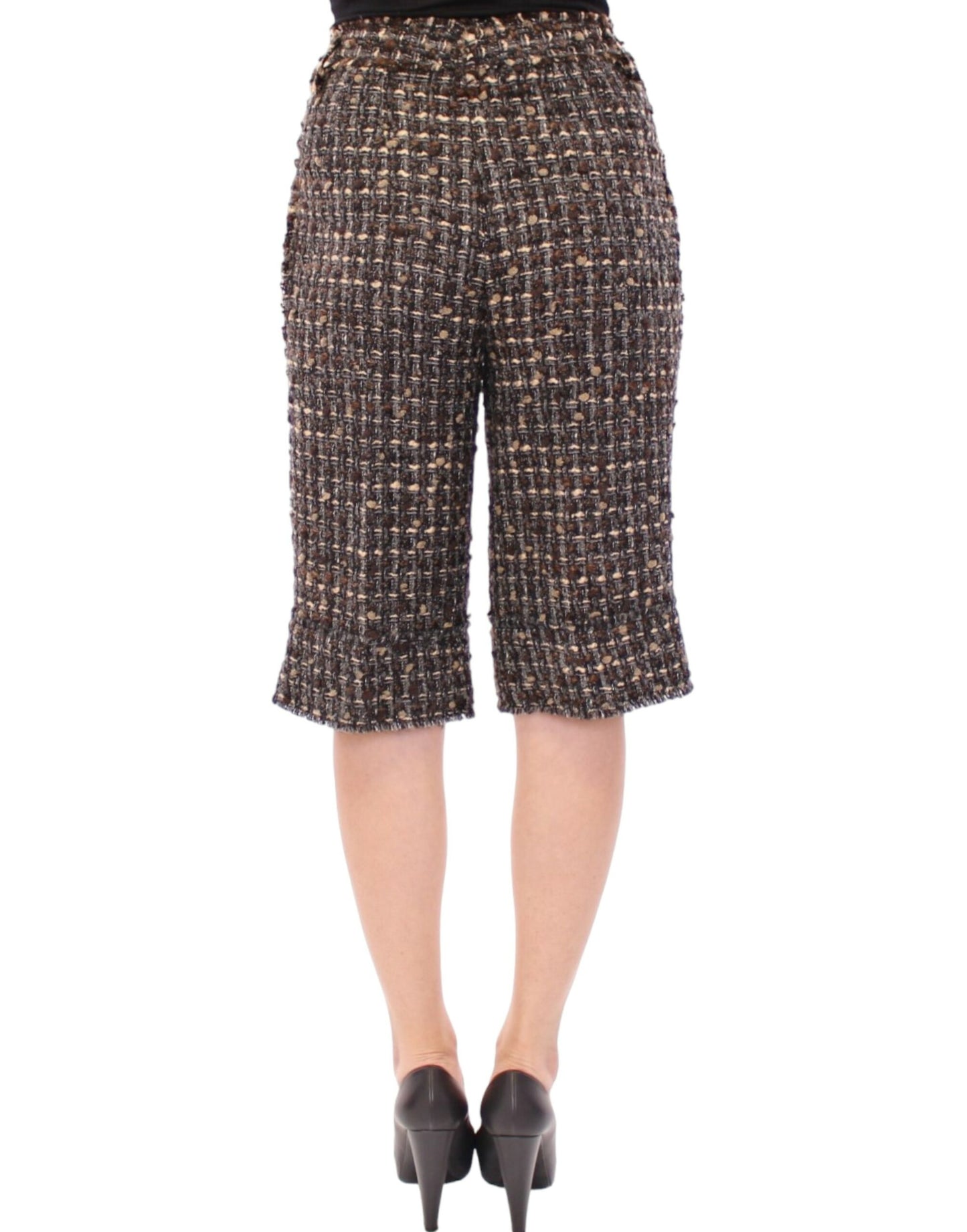 Dolce &amp; Gabbana Mehrfarbige Shorts aus Wolle