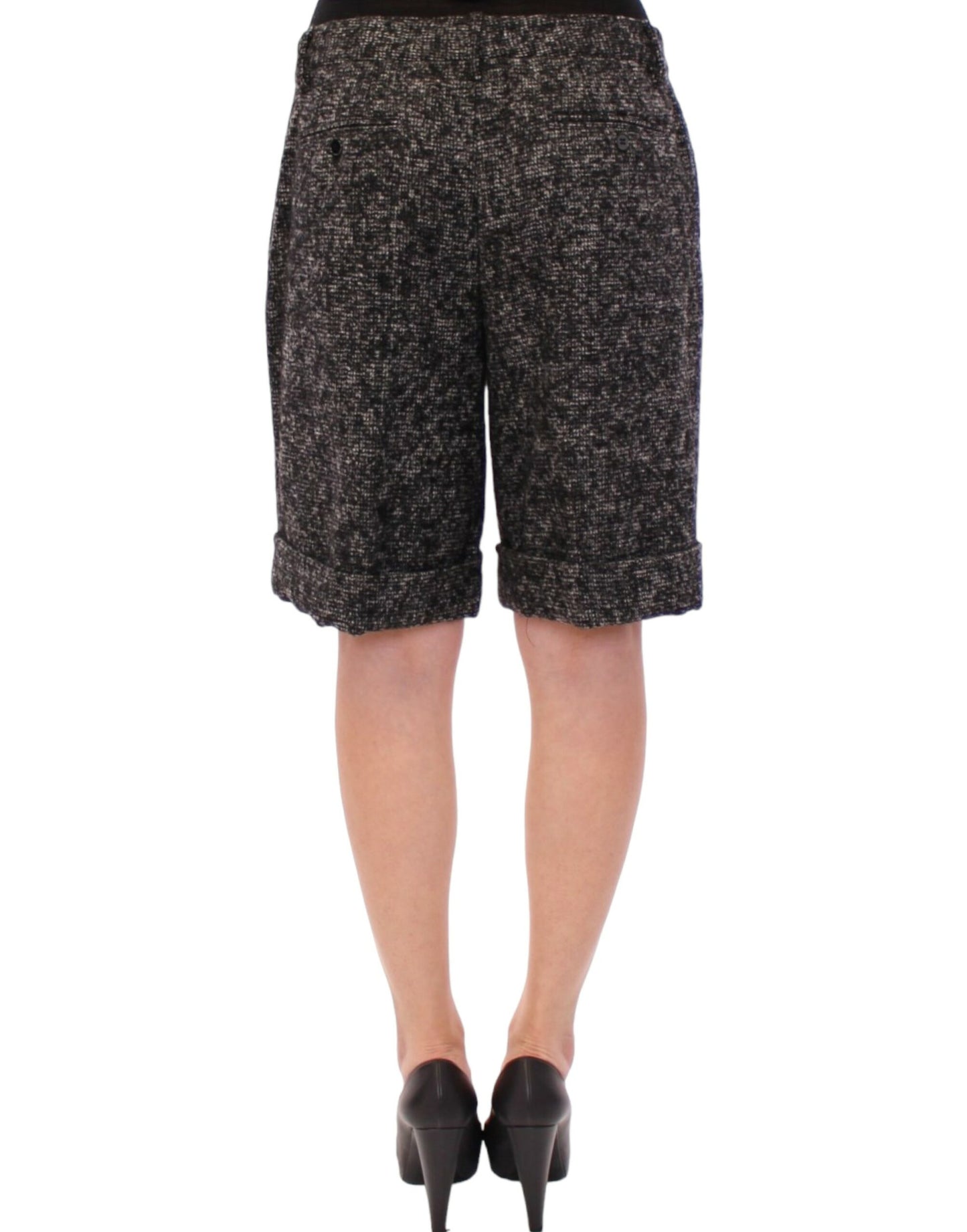 Dolce &amp; Gabbana Gray wool shorts na pantalon