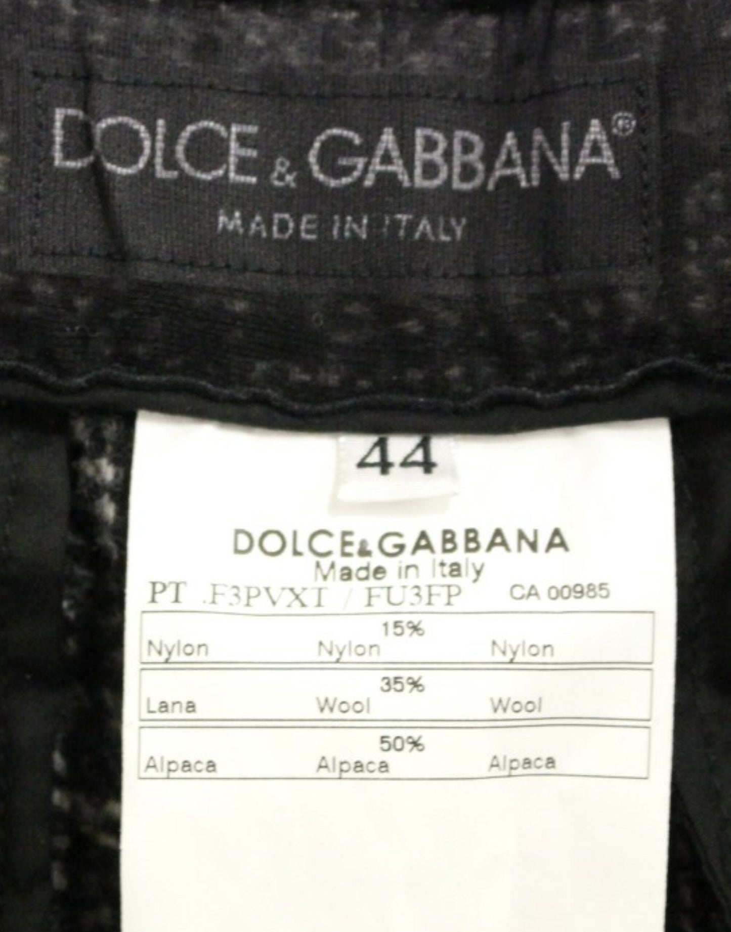 Dolce &amp; Gabbana Gray wool shorts na pantalon