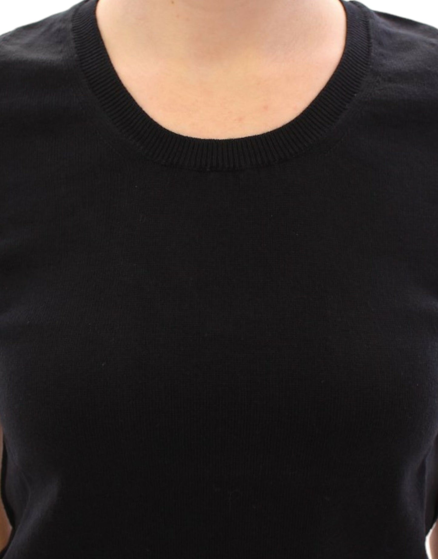 Dolce &amp; Gabbana Black crewneck cotton t-shirt