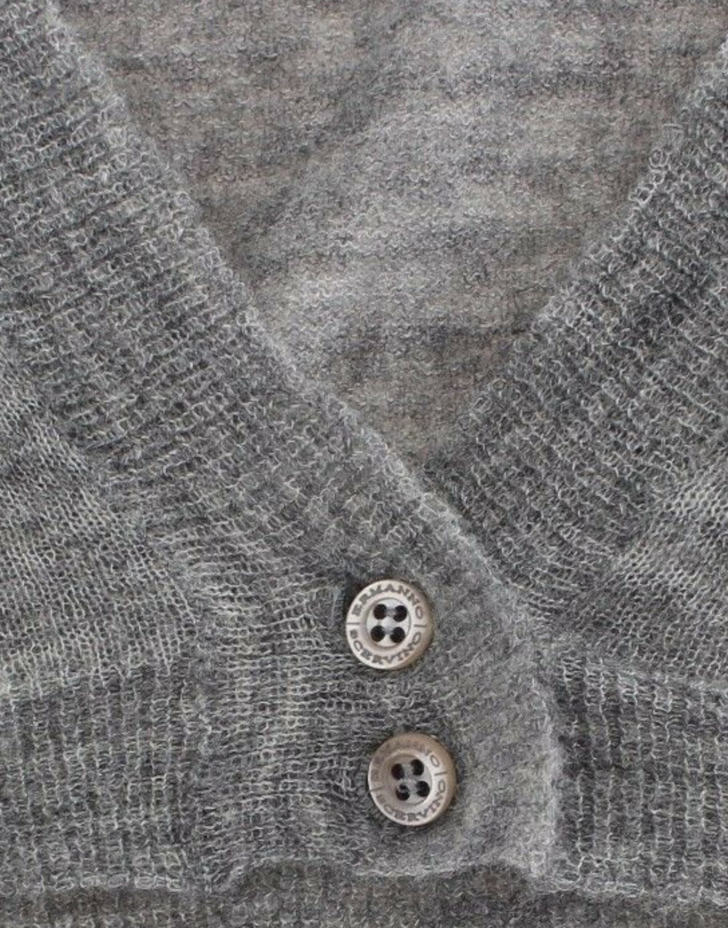 Ermanno Scervino Lingerie Knit Grey Bolero Sweater Cardigan