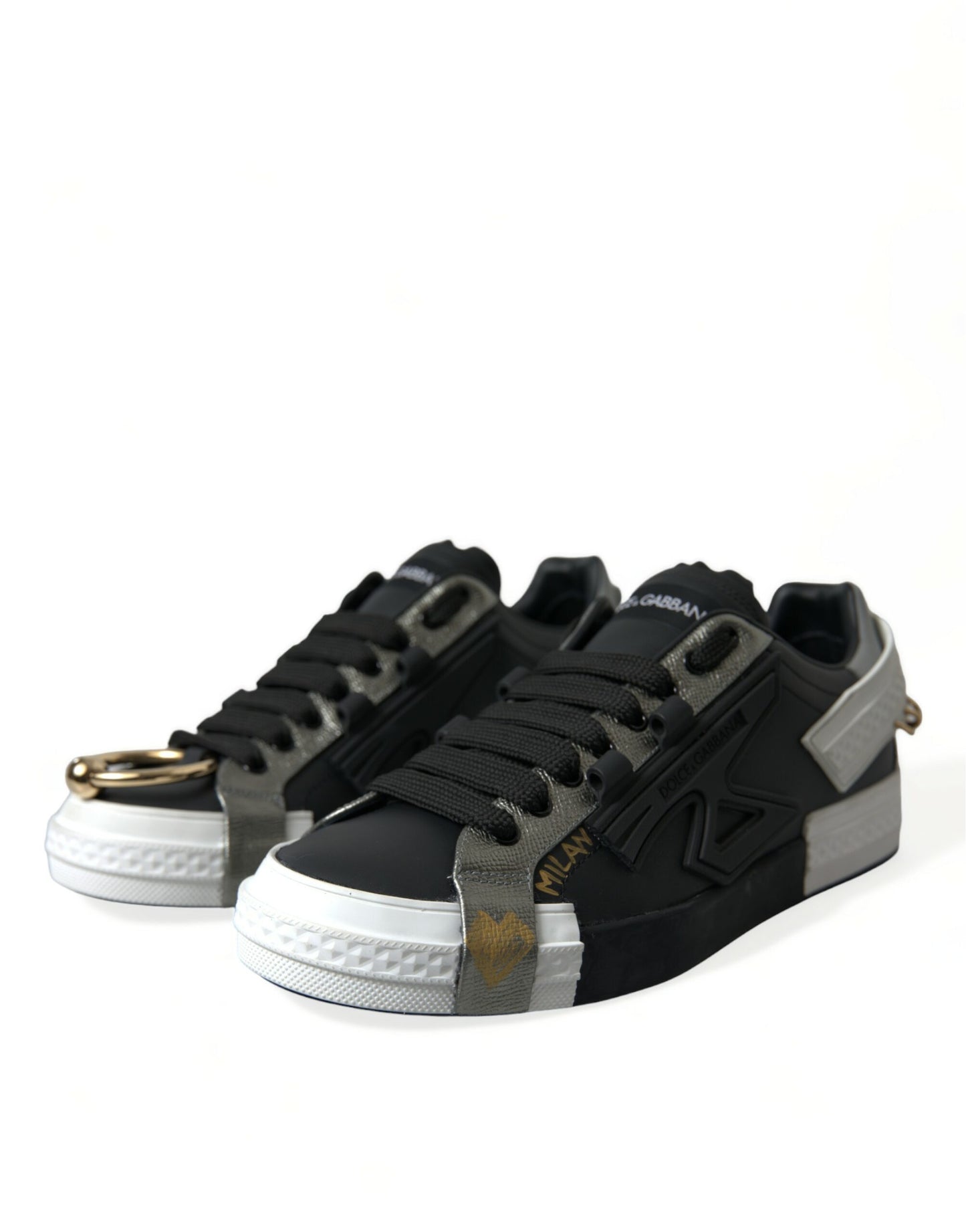 Dolce & Gabbana Elegant Calfskin Low Top Sneakers