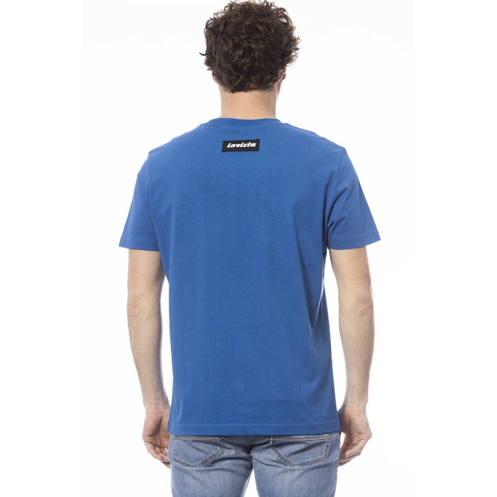 Invicta Blue Cotton Men T-Shirt