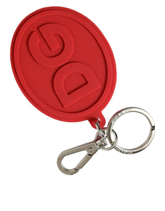 Dolce & Gabbana Elegant Red Trifold Key Holder Case