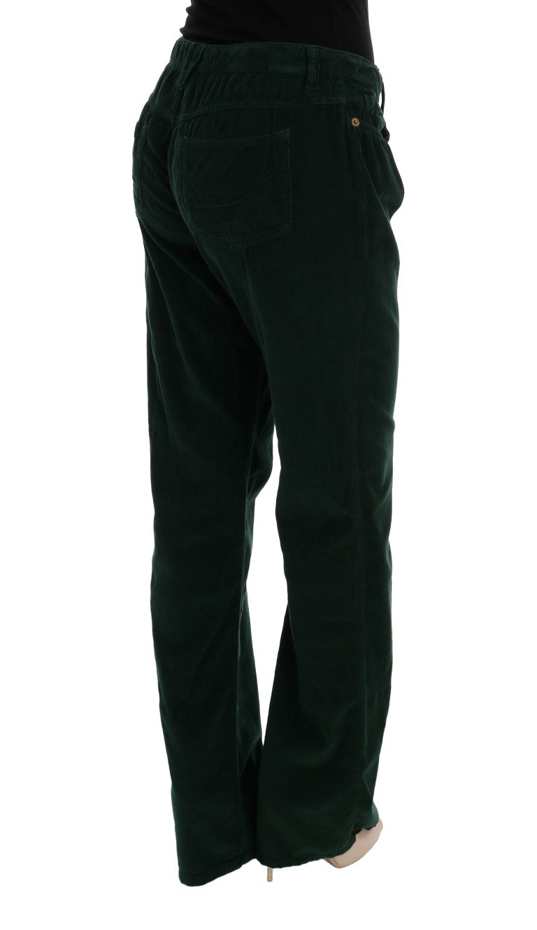 Dolce &amp; Gabbana Green Cotton Corduroys Jeans