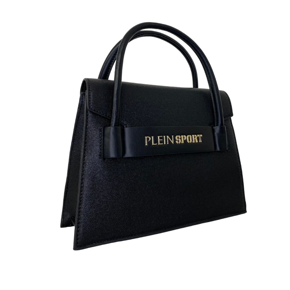 Plein Sport Handtasche aus schwarzem Polyethylen