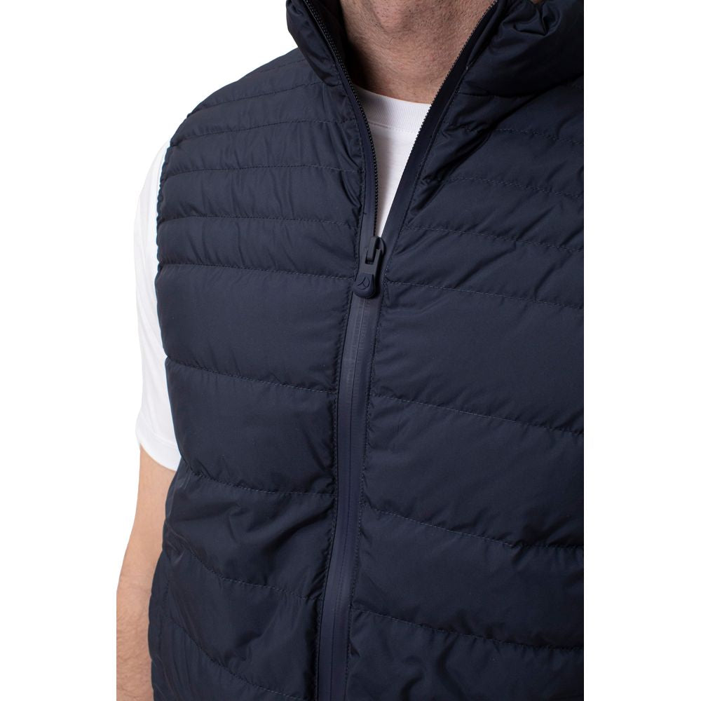 People Of Shibuya Sleek Blue Puffer Vest for a Modern Look