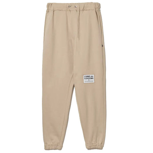 Comme Des Fuckdown Beige Baumwolljeans und -hose