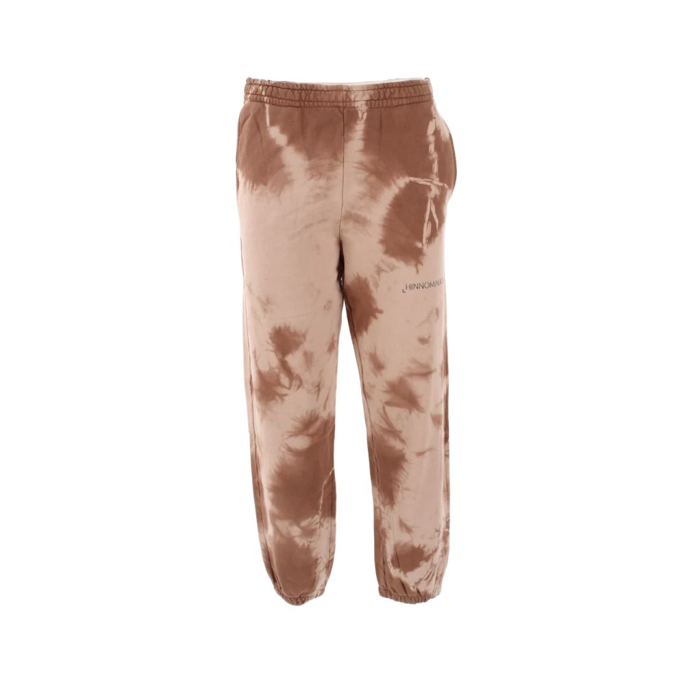 Hinnominate Elegant Hazelnut Cotton Sweatpants