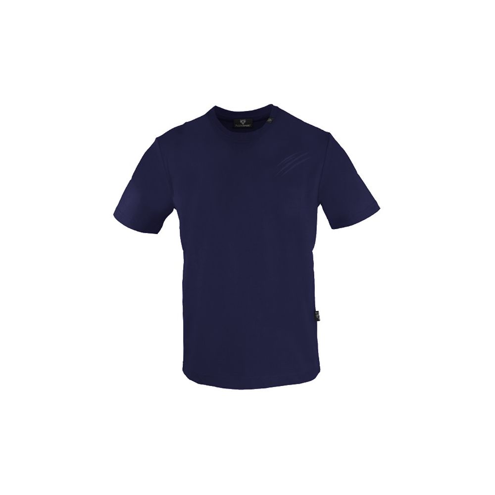 Plein Sport Blaues Baumwoll-T-Shirt