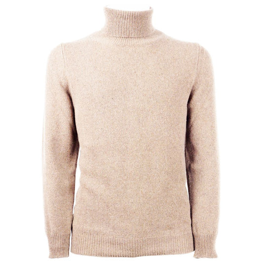 Emilio Romanelli Beige Kaschmirpullover