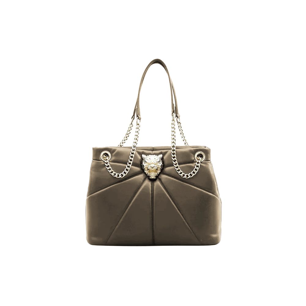 Plein Sport Beige Polyethylen-Handtasche