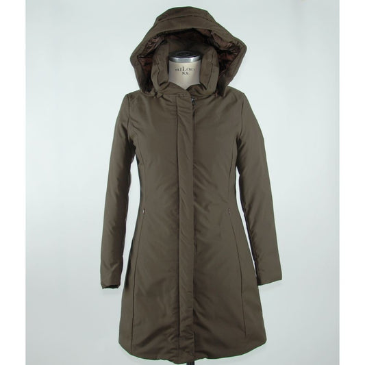 Emilio Romanelli Brown Polyester Jackets at Coat