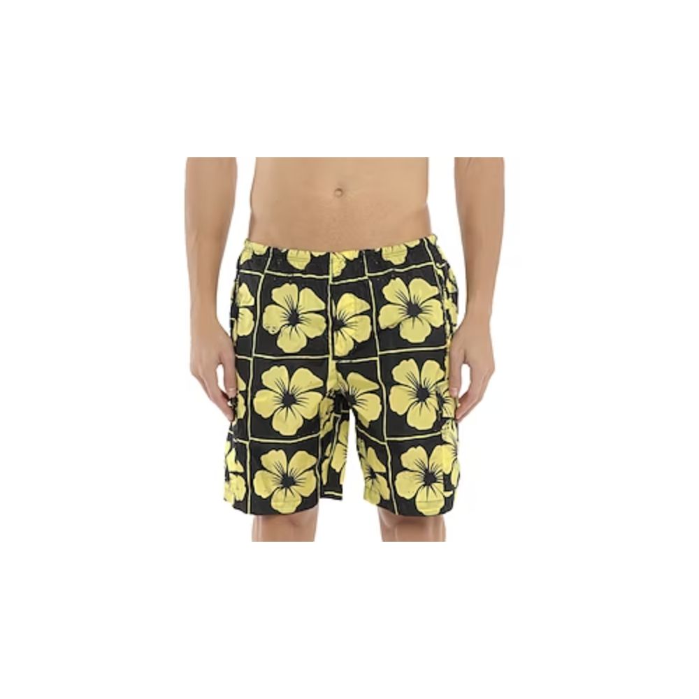 Palm Angels Yellow Polyamide Men Swim Short