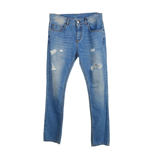 Comme Des Fuckdown Blue Cotton Jeans at Pant