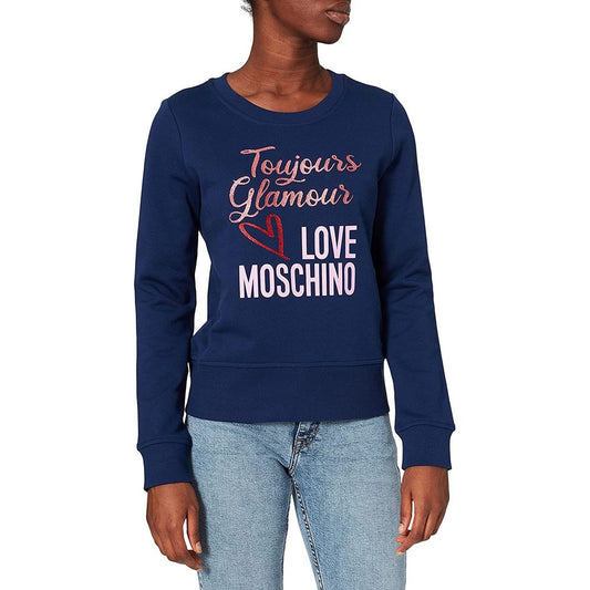 Mahilig sa Moschino Blue Cotton Sweater