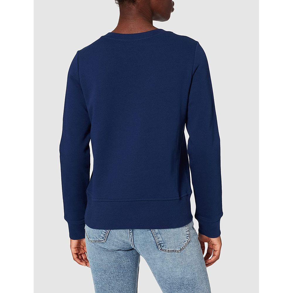 Love Moschino Blauer Baumwollpullover