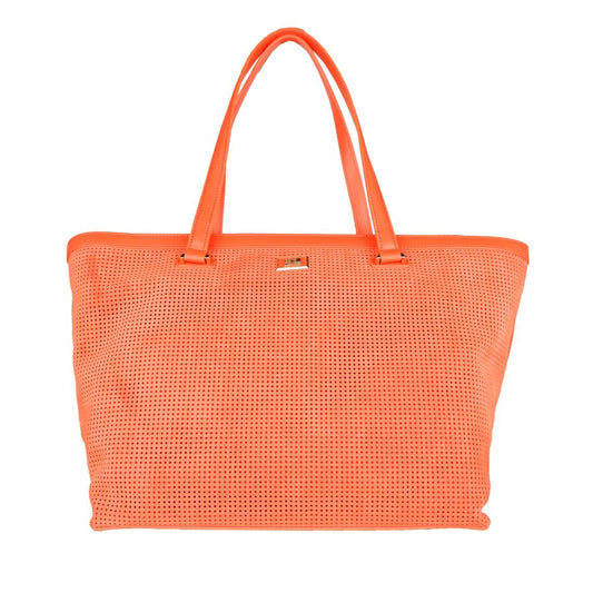 Cavalli Class Handtasche aus orangefarbenem Di-Kalbsleder