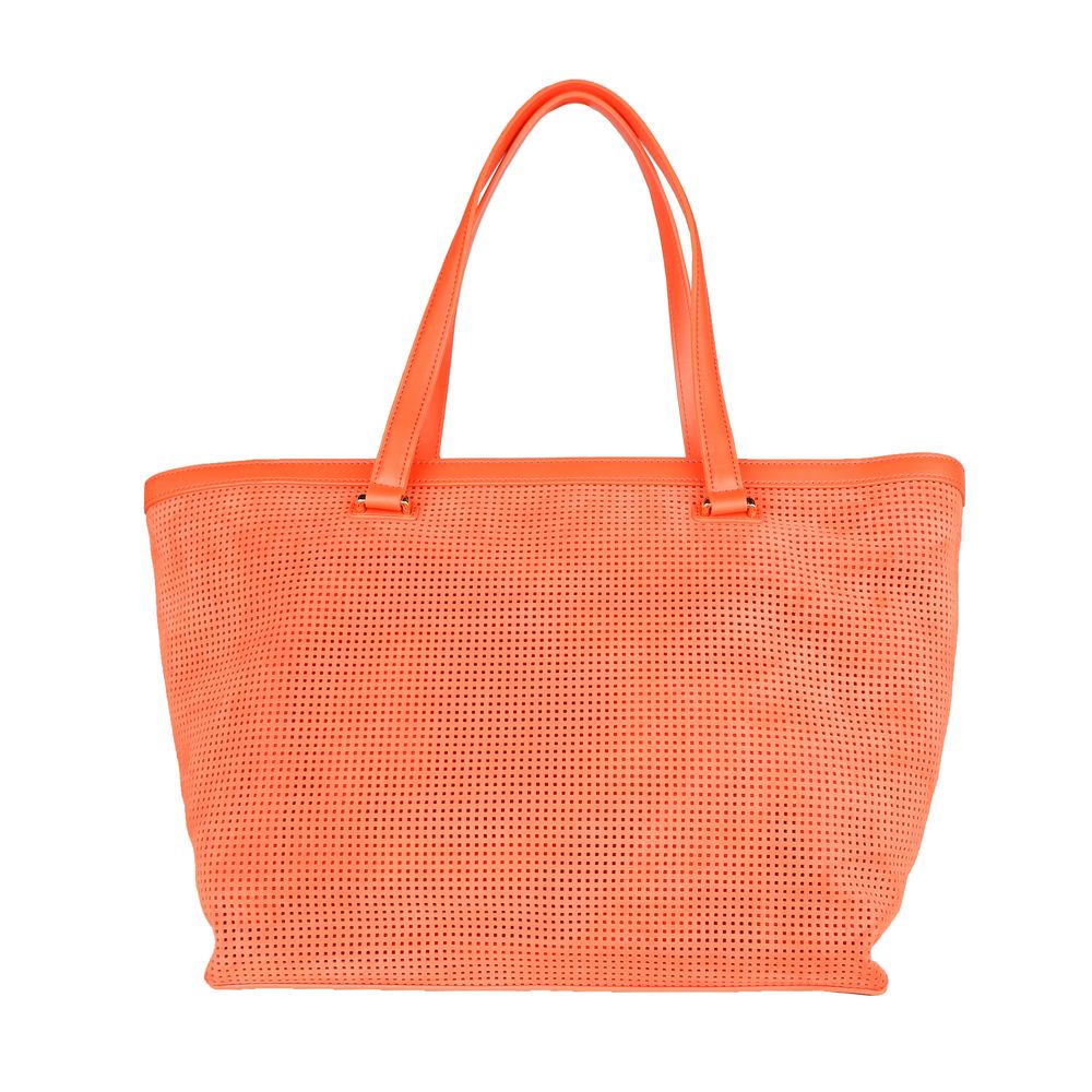 Cavalli Class Handtasche aus orangefarbenem Di-Kalbsleder