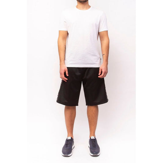 Bikkembergs schwarze Polyester-Shorts