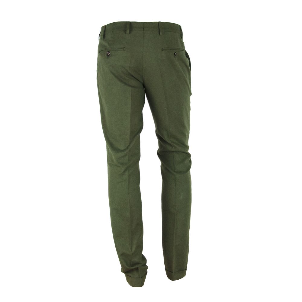 Made in Italy Green Cotton Jeans at Pant