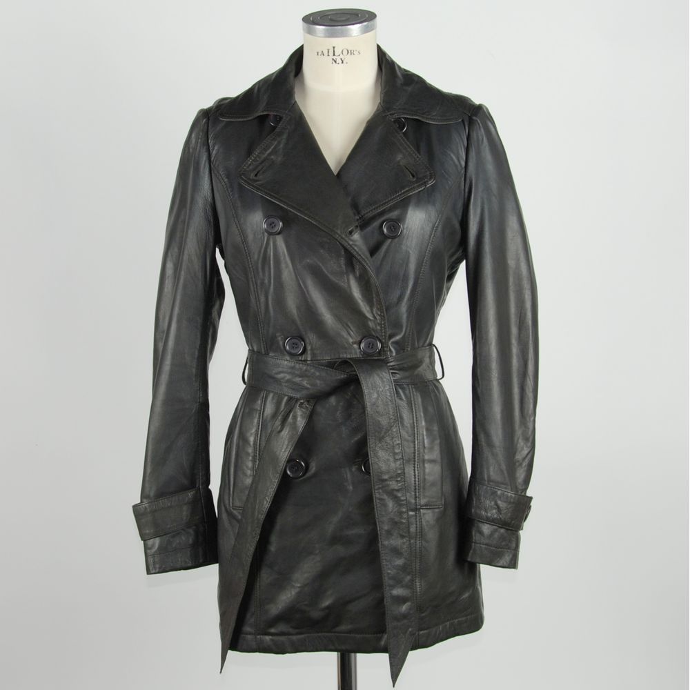 Emilio Romanelli Brown Vera Leather Jackets at Coat