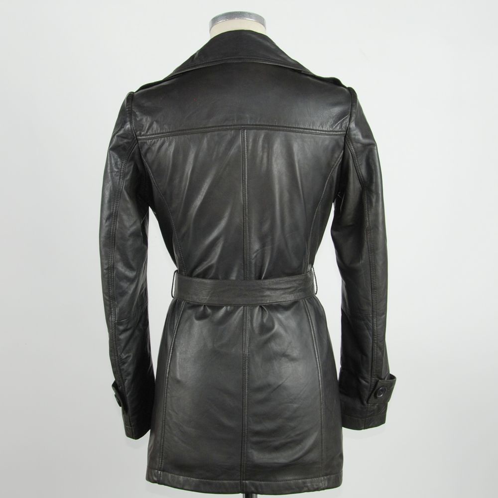 Emilio Romanelli Brown Vera Leather Jackets at Coat