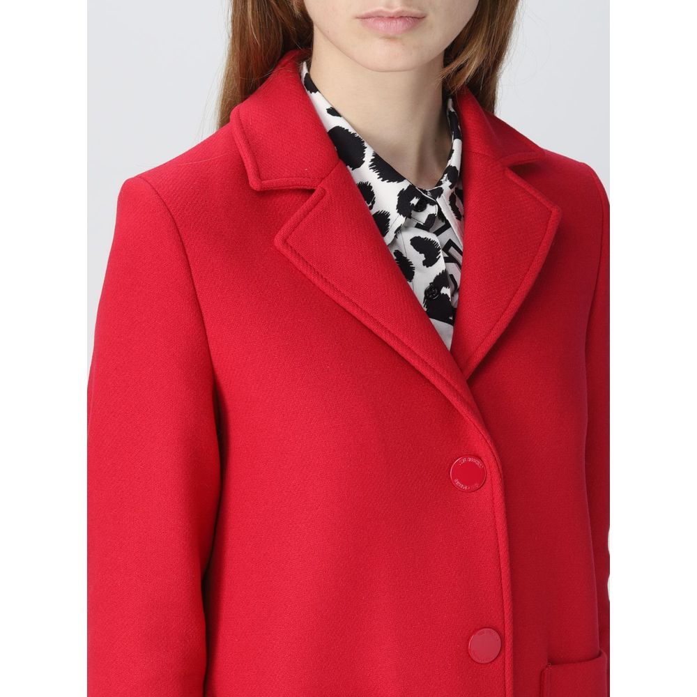 Love Moschino Chic Pink Wool Blend Jacket