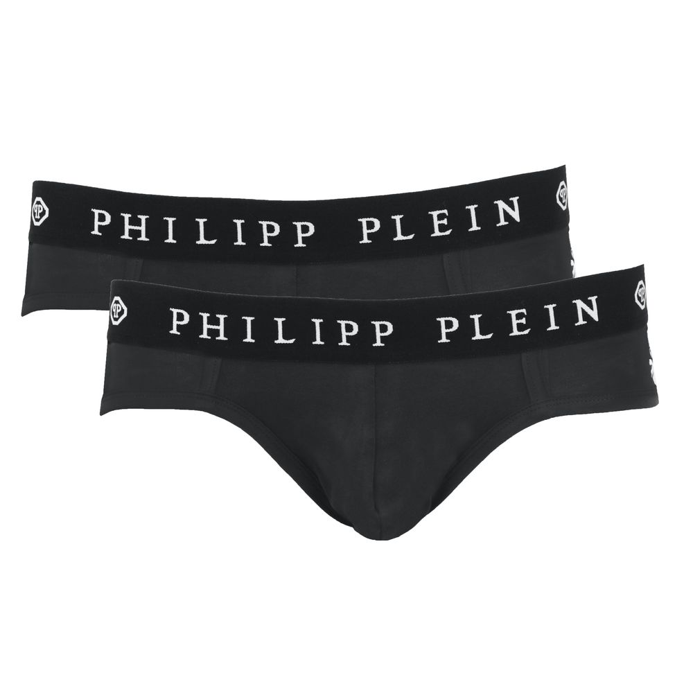 Schwarze Baumwollunterwäsche von Philipp Plein