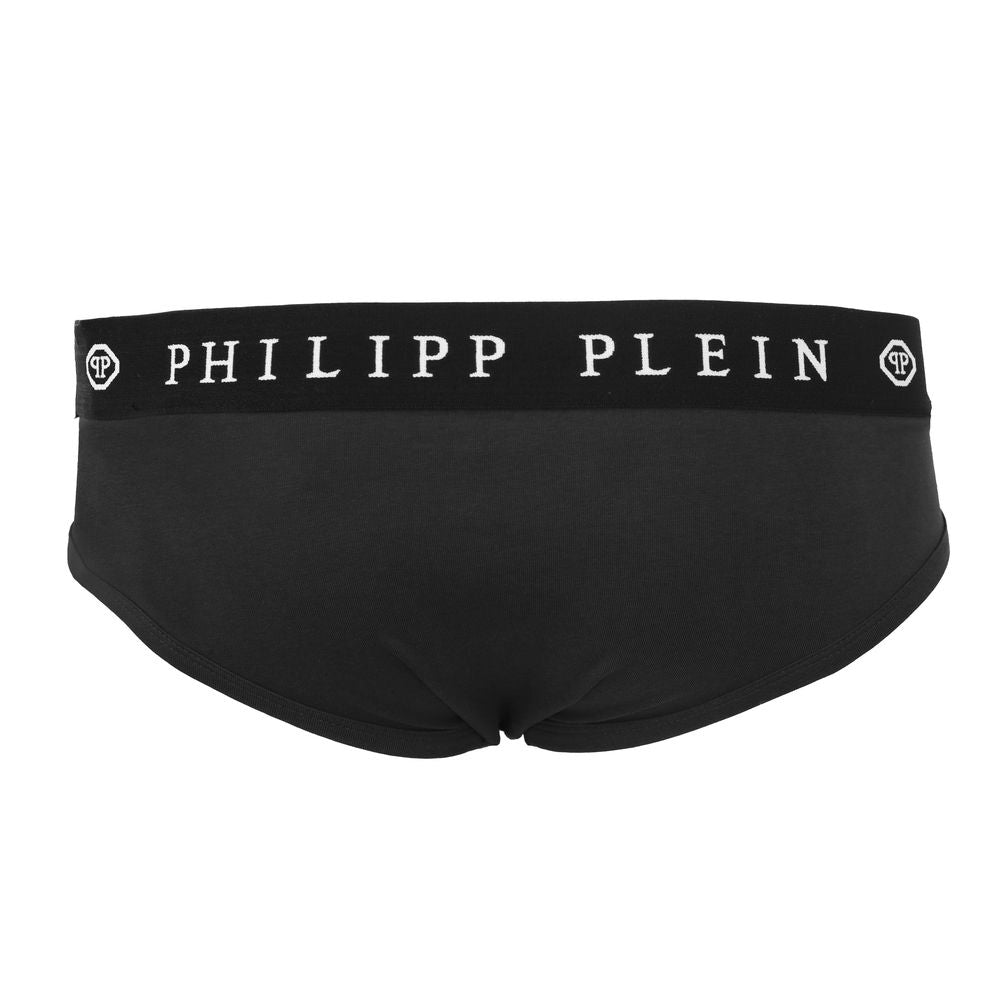 Schwarze Baumwollunterwäsche von Philipp Plein